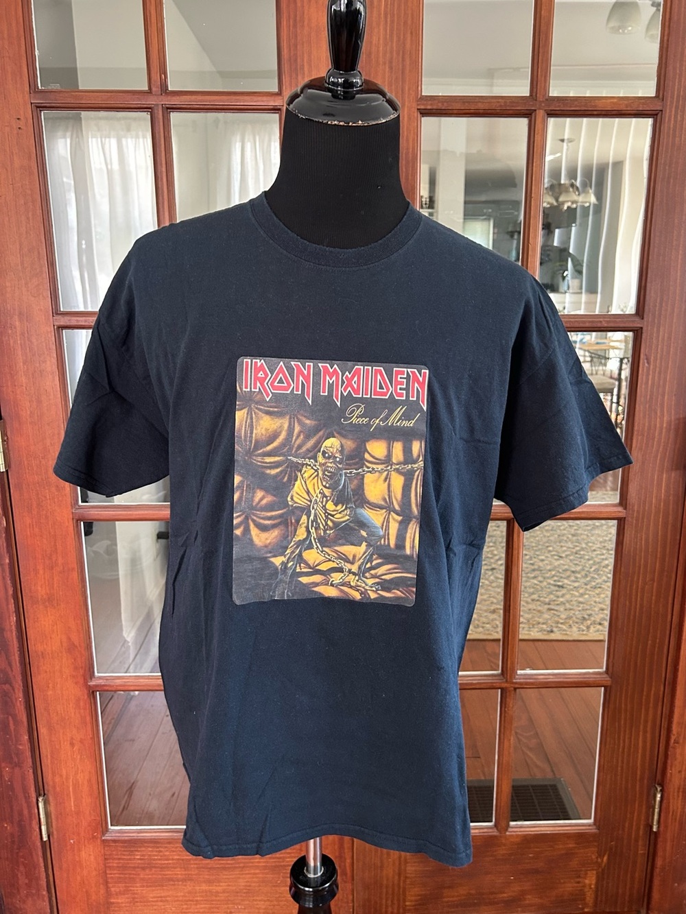 Iron Maiden Peace of Mind Black T-Shirt Large XL